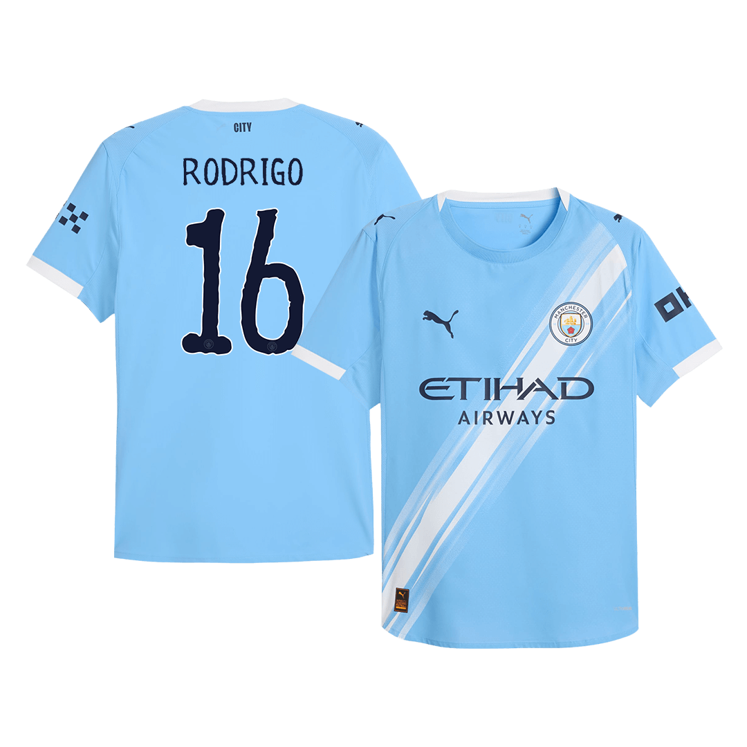 RODRIGO #16 Manchester City Thuisshirt 2025/26 Spelersversie - Club World Cup