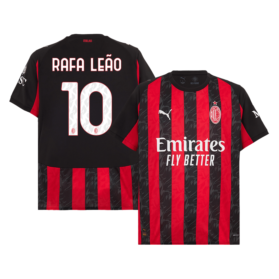 RAFA LEÃO #10 AC Milan Thuisshirt 2025/26