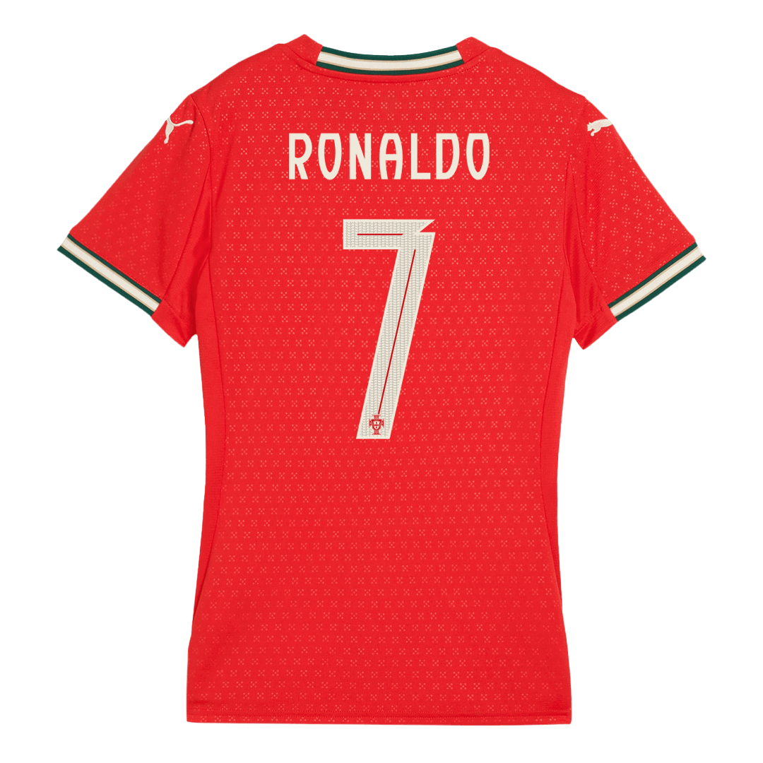 Dames RONALDO #7 Portugal Thuisshirt 2025