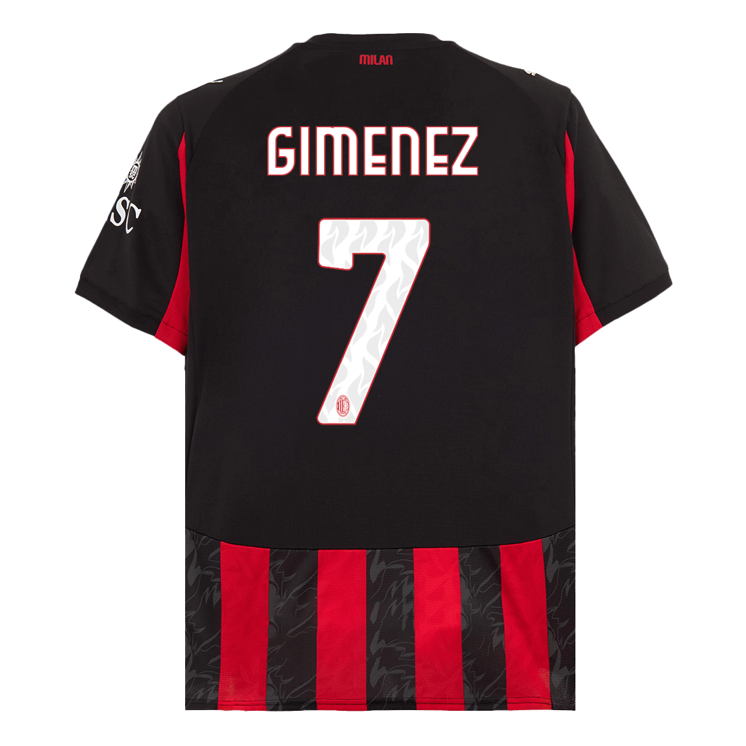 GIMENEZ #7 AC Milan Thuisshirt 2025/26