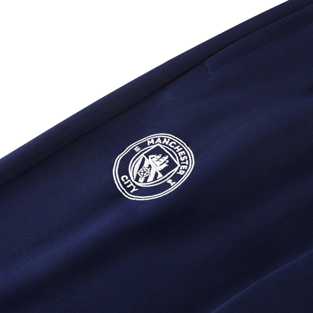 Manchester City Trainingspak 2025/26 Marineblauw