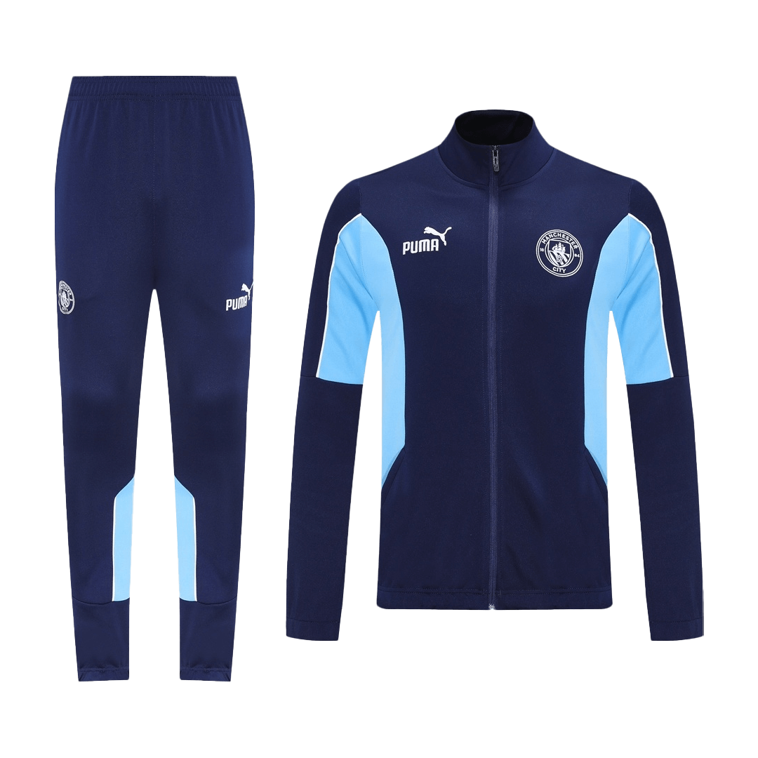 Manchester City Trainingspak 2025/26 Marineblauw