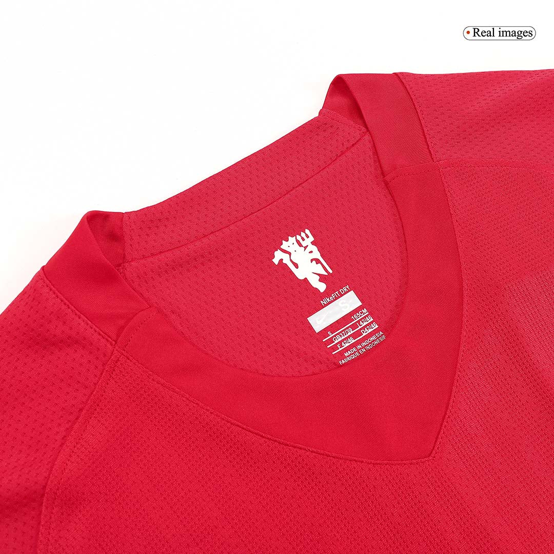 SCHOLES #18 Retro 2007/08 Manchester United Thuisshirt Lange Mouwen