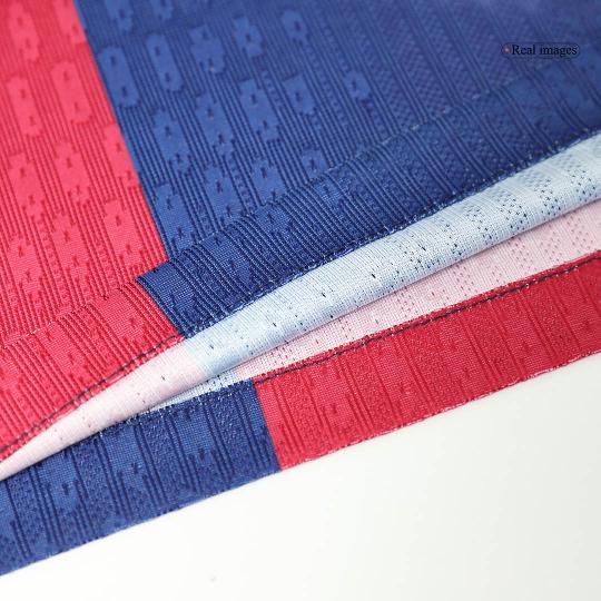 Spelersversie Barcelona Thuisshirt 2024/25 - 125th Anniversary(Spotify-logo zonder tekst)