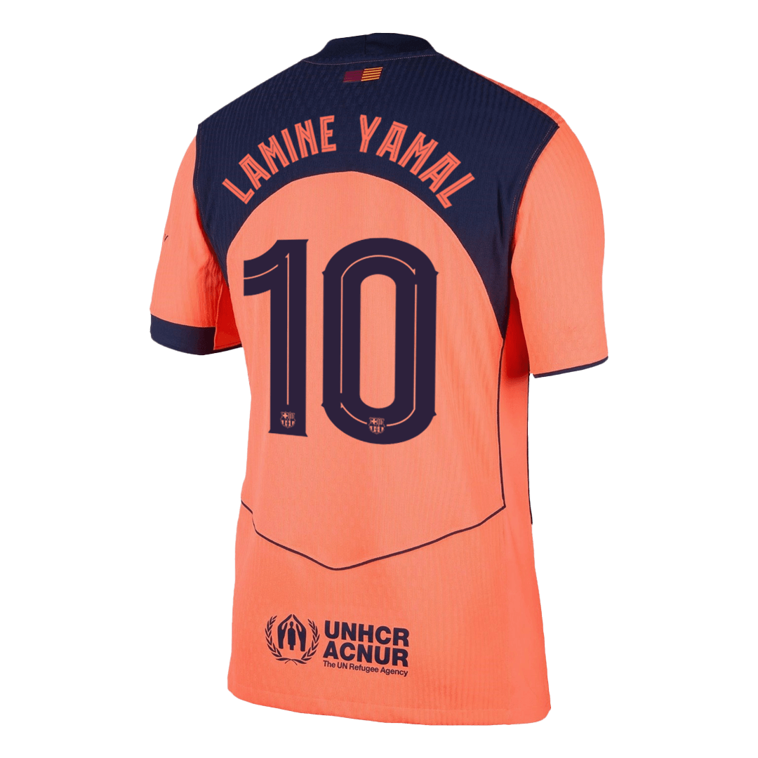 LAMINE YAMAL #10 Barcelona Derde Shirt 2025/26 Spelersversie - UCL
