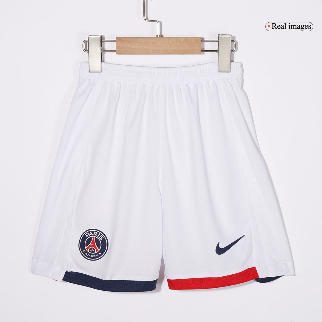 Kid's PSG uit-tenue (shirt + broek) 2024/25