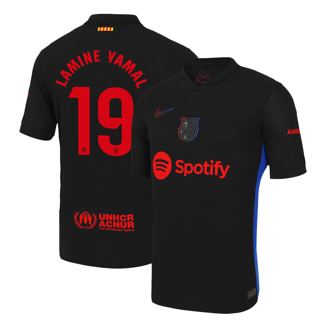 LAMINE YAMAL #19 Barcelona Uitshirt 2024/25 Spelersversie