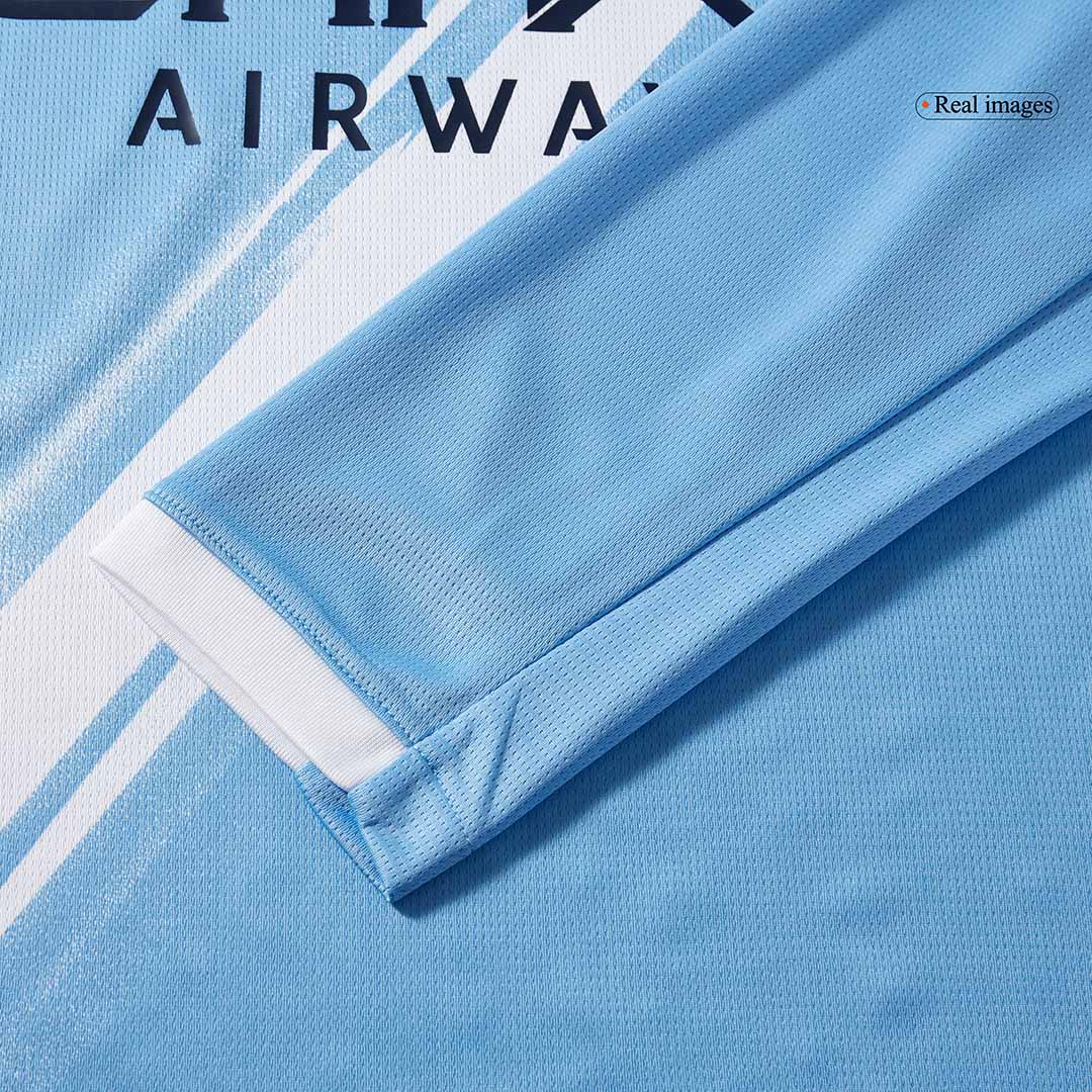 Manchester City Thuisshirt 2025/26 Lange Mouwen