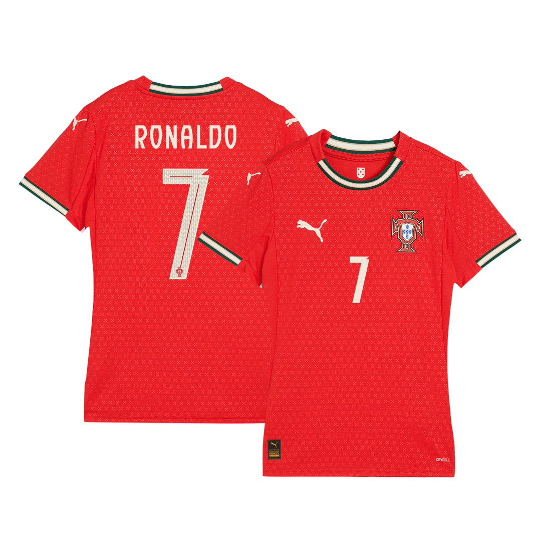 Dames RONALDO #7 Portugal Thuisshirt 2025