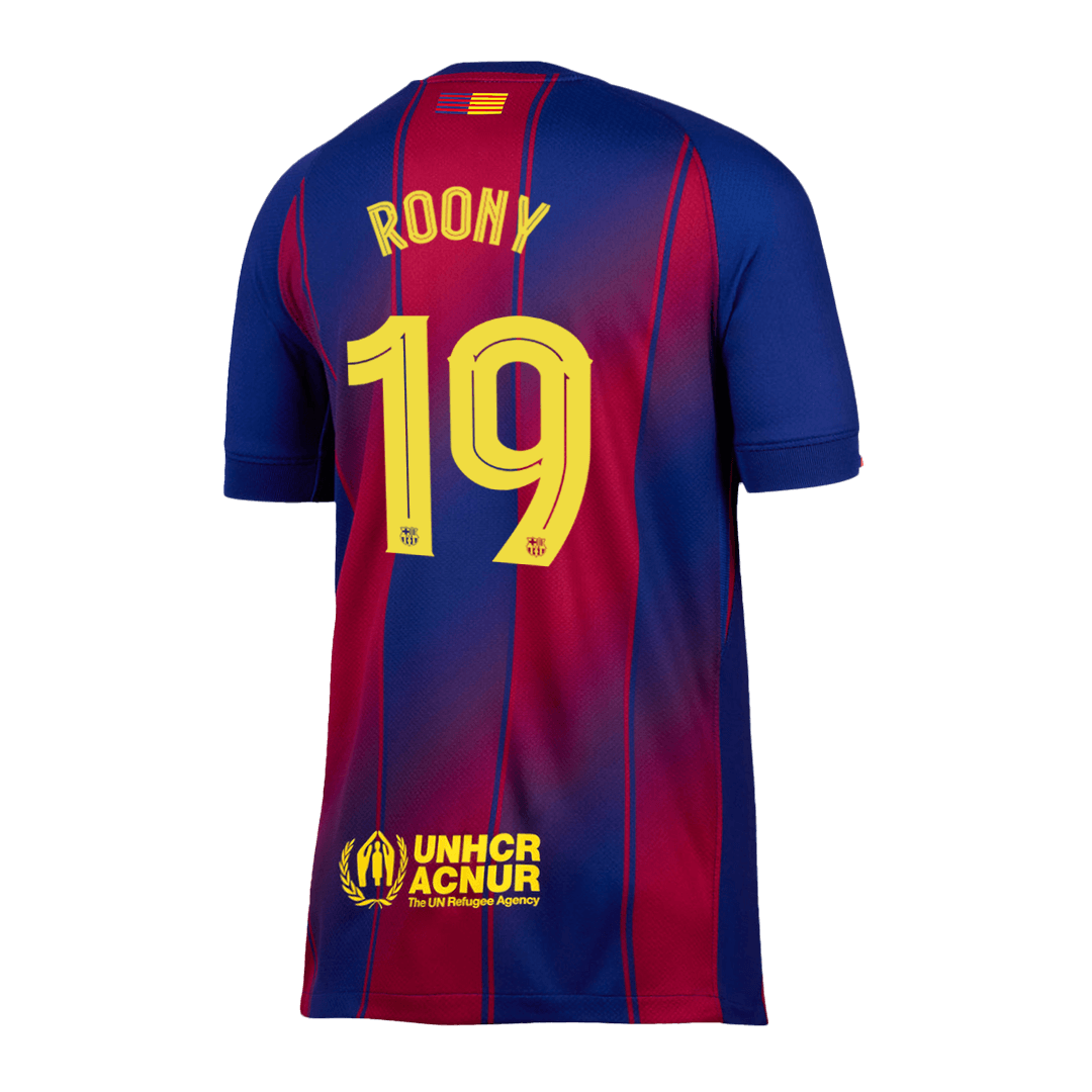 ROONY #19 Barcelona Thuisshirt 2025/26 - UCL