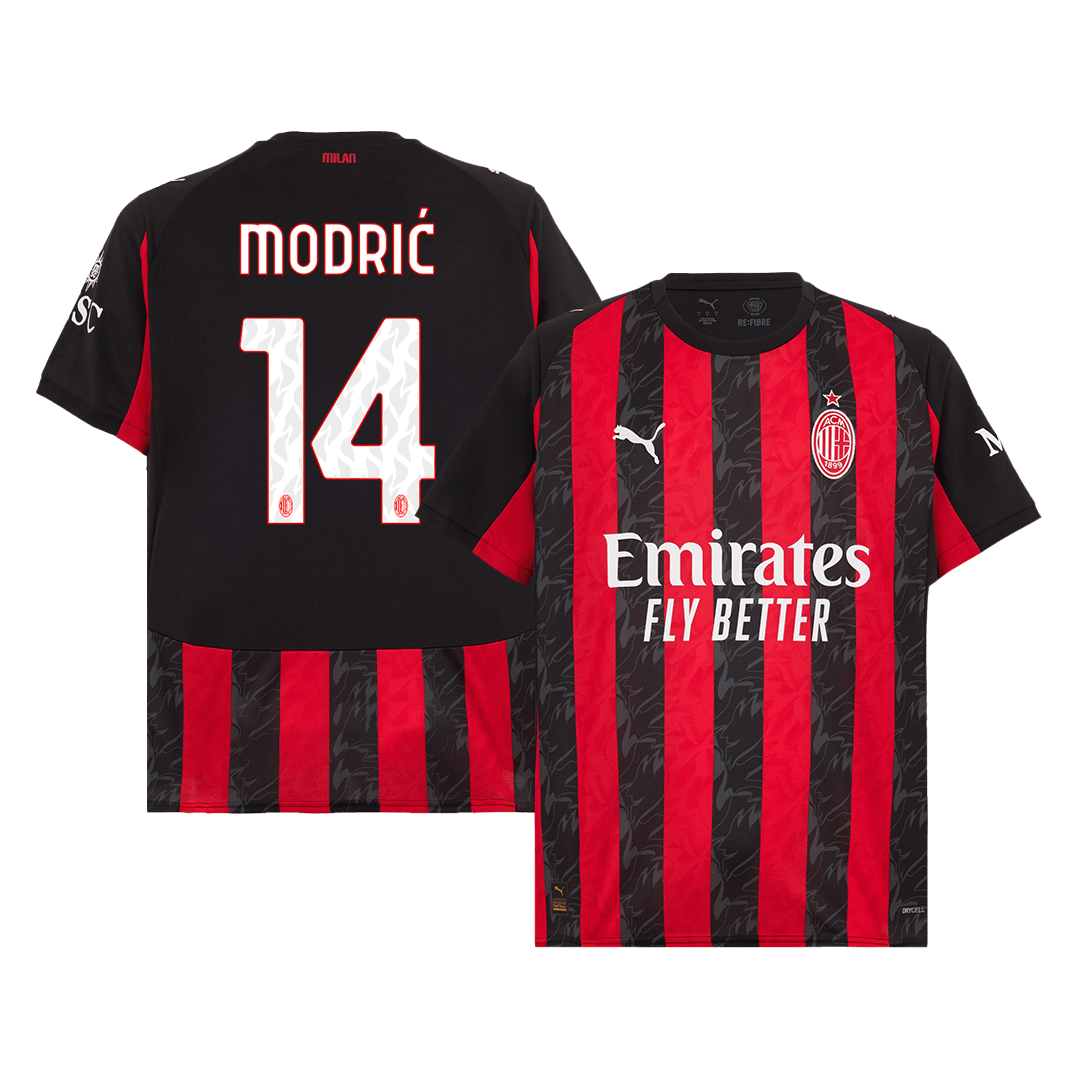 MODRIĆ #14 AC Milan Thuisshirt 2025/26