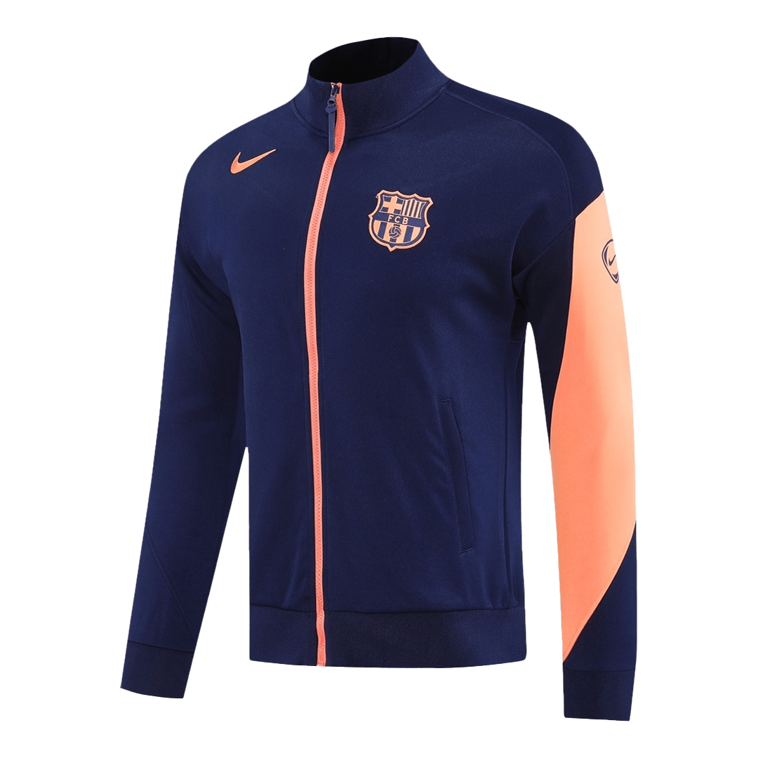 Barcelona Trainingspak 2025/26 Marineblauw Oranje