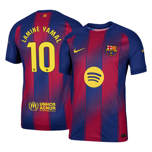LAMINE YAMAL #10 Barcelona Thuisshirt 2025/26 Spelersversie