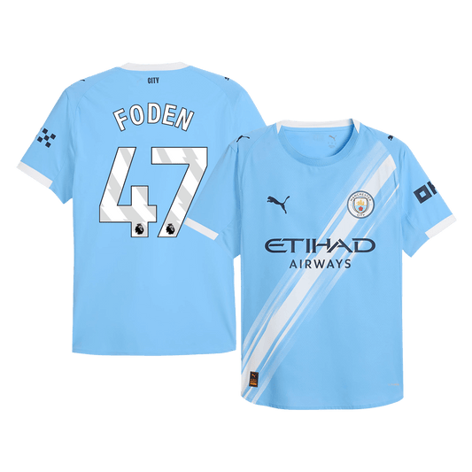 FODEN #47 Manchester City Thuisshirt 2025/26 Spelersversie
