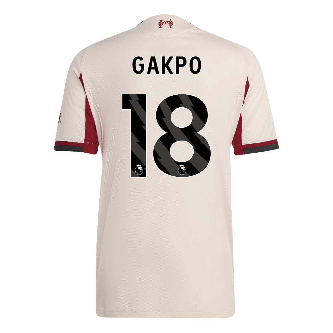 GAKPO #18 Liverpool Uitshirt 2025/26 Spelersversie