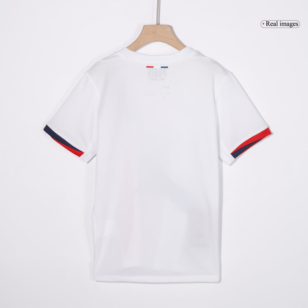 Kid's PSG uit-tenue (shirt + broek) 2024/25