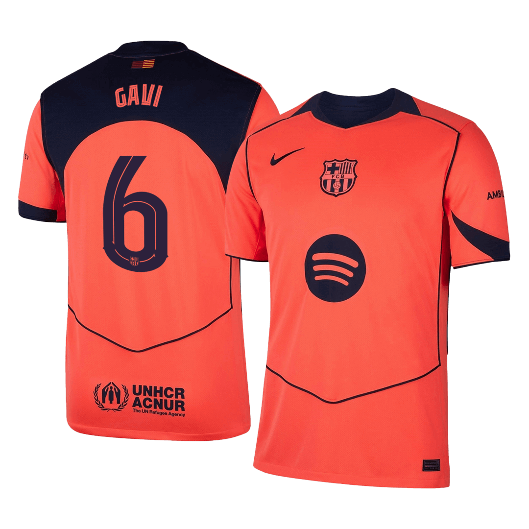 GAVI #6 Barcelona Derde Shirt 2025/26 - UCL