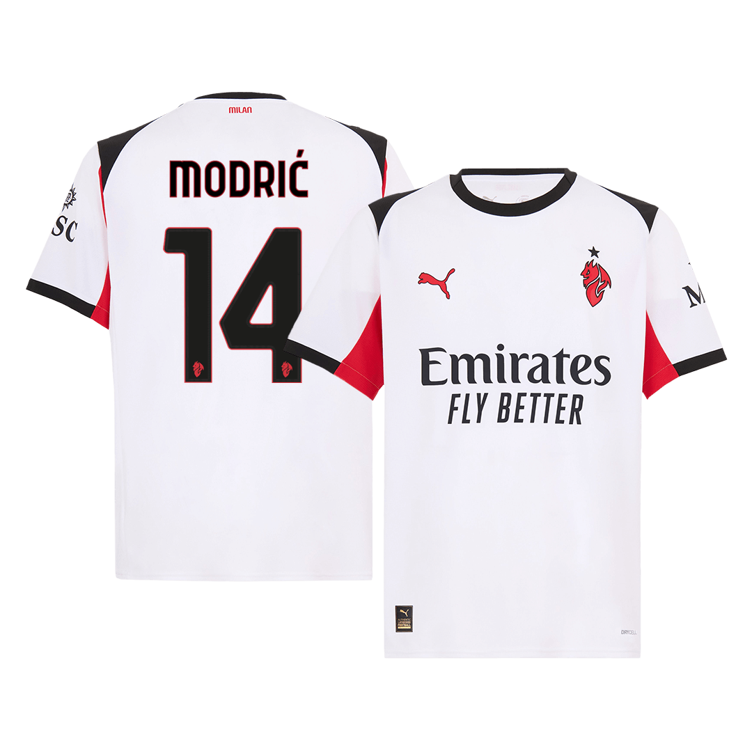 MODRIĆ #14 AC Milan Uitshirt 2025/26