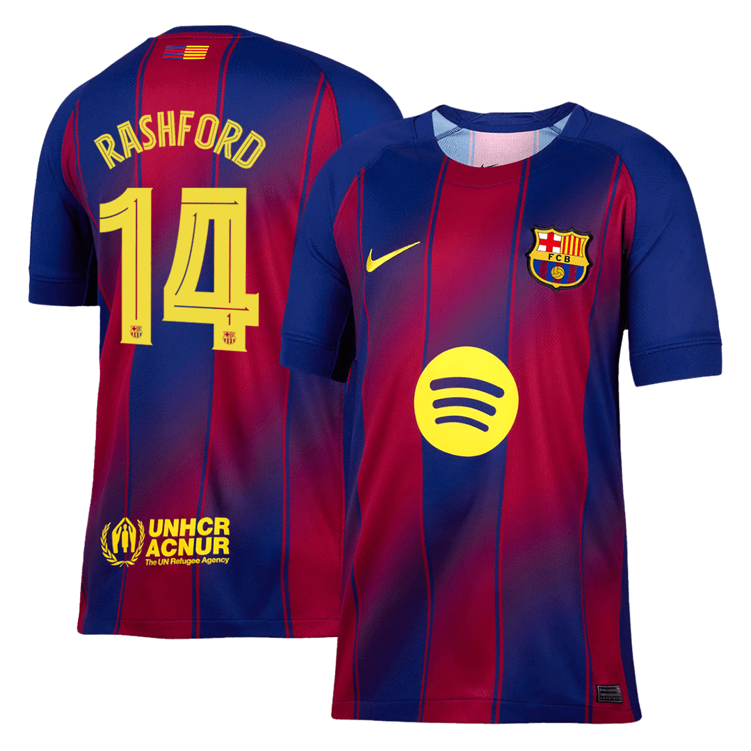 RASHFORD #14 Barcelona Thuisshirt 2025/26 - UCL