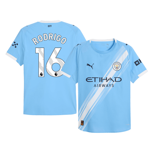 RODRIGO #16 Manchester City Thuisshirt 2025/26 Spelersversie