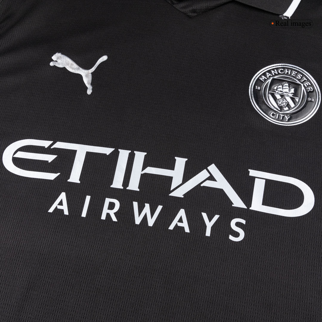 Manchester City Uitshirt 2025/26 Lange Mouwen