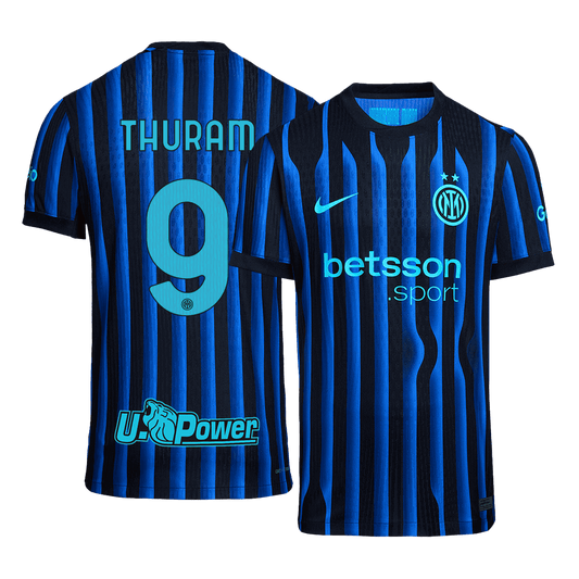THURAM #9 Inter Milan Thuisshirt 2025/26 Spelersversie