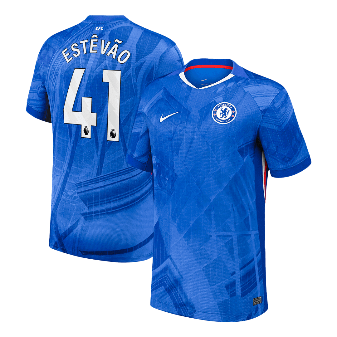 ESTÊVÃO #41 Chelsea Thuisshirt 2025/26
