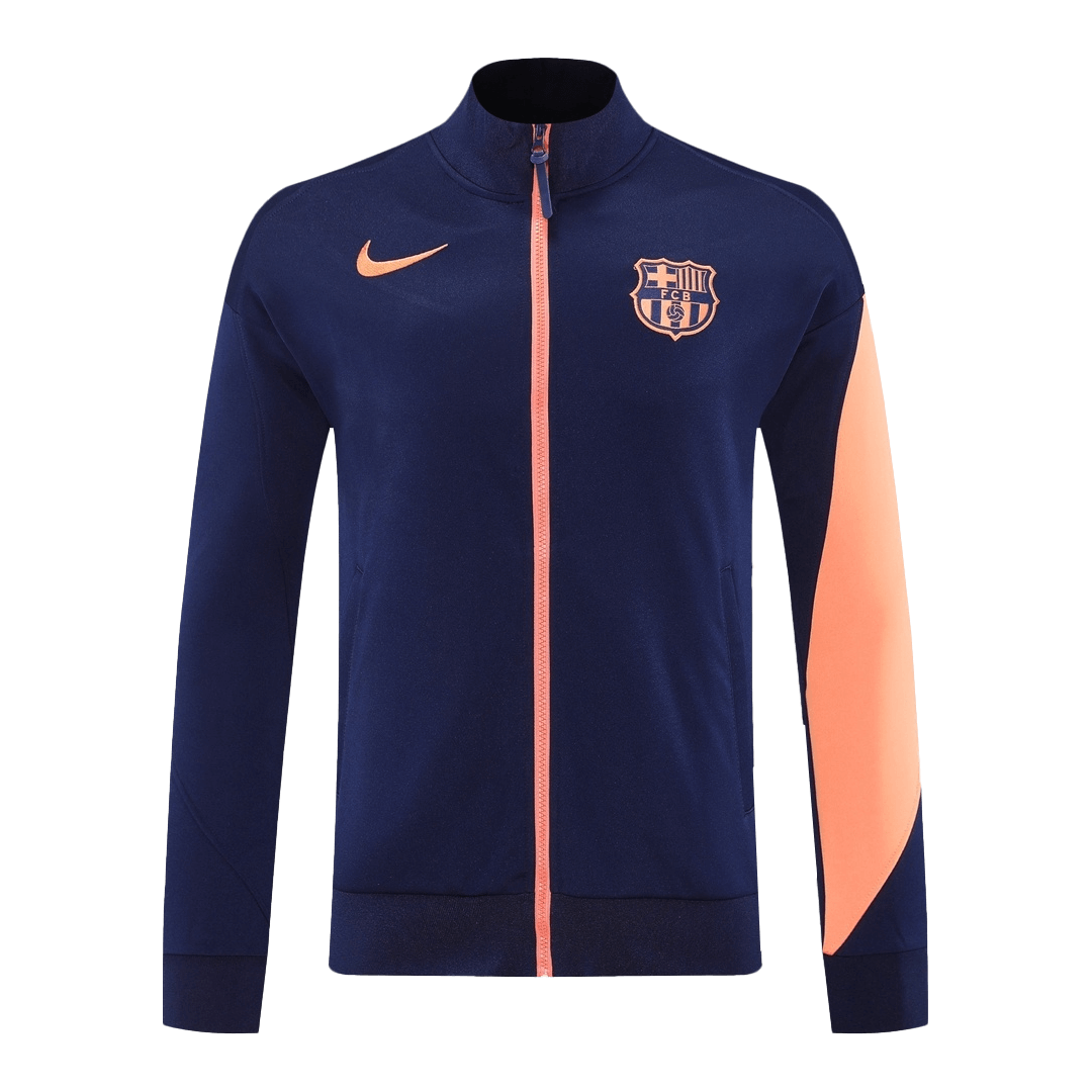 Barcelona Trainingspak 2025/26 Marineblauw Oranje