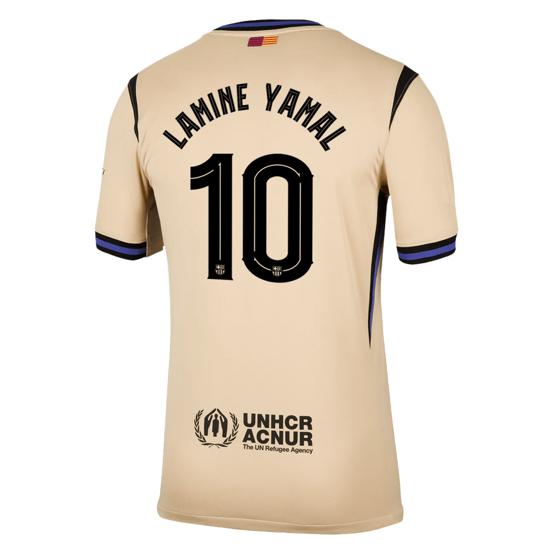 LAMINE YAMAL #10 Barcelona Uitshirt 2025/26 - UCL