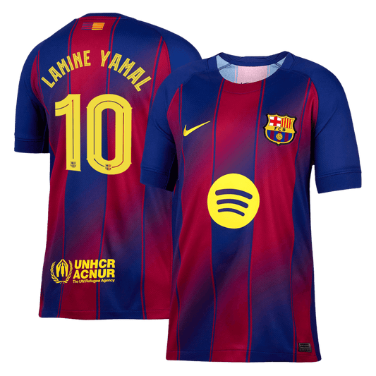 LAMINE YAMAL #10 Barcelona Thuisshirt 2025/26 - UCL