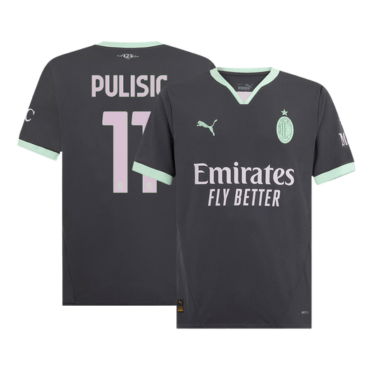 PULISIC #11 AC Milan Derde Shirt Uitshirt 2024/25