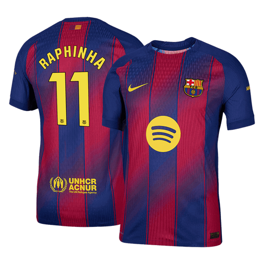 RAPHINHA #11 Barcelona Thuisshirt 2025/26 Spelersversie