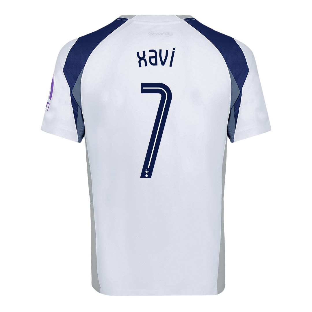 XAVI #7 Tottenham Hotspur Thuisshirt 2025/26 - UCL
