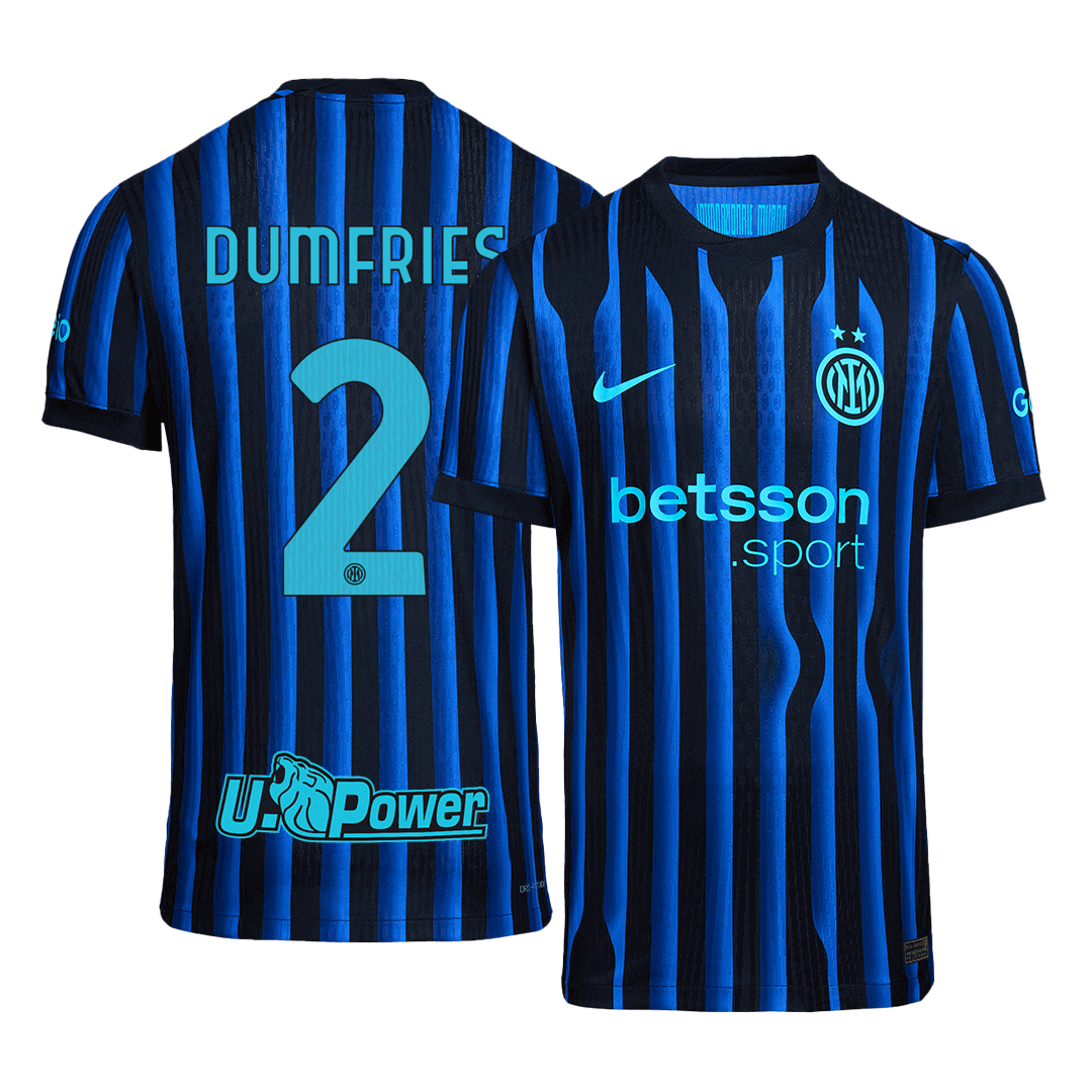 DUMFRIES #2 Inter Milan Thuisshirt 2025/26 Spelersversie
