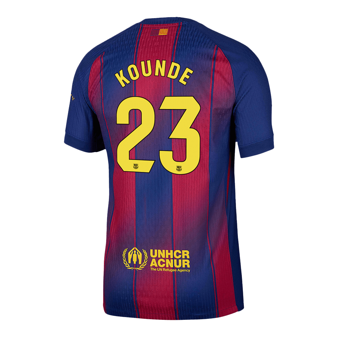 KOUNDE #23 Barcelona Thuisshirt 2025/26 Spelersversie