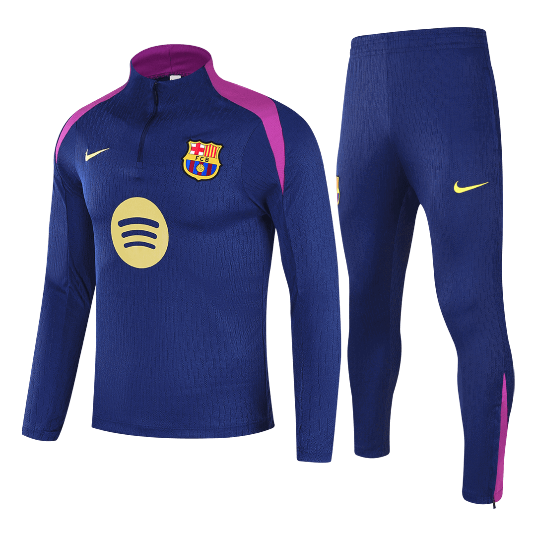 Kid's Barcelona Trainingspak 2025/26 Marineblauw