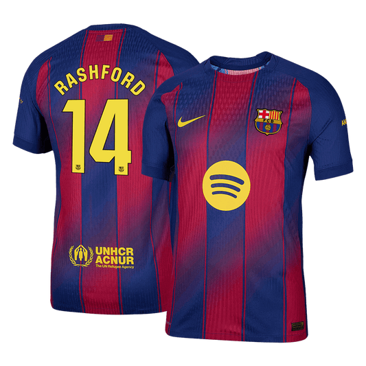 RASHFORD #14 Barcelona Thuisshirt 2025/26 Spelersversie