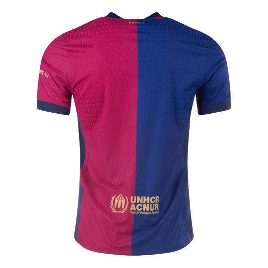 Spelersversie Barcelona Thuisshirt 2024/25 - 125th Anniversary(Spotify-logo zonder tekst)