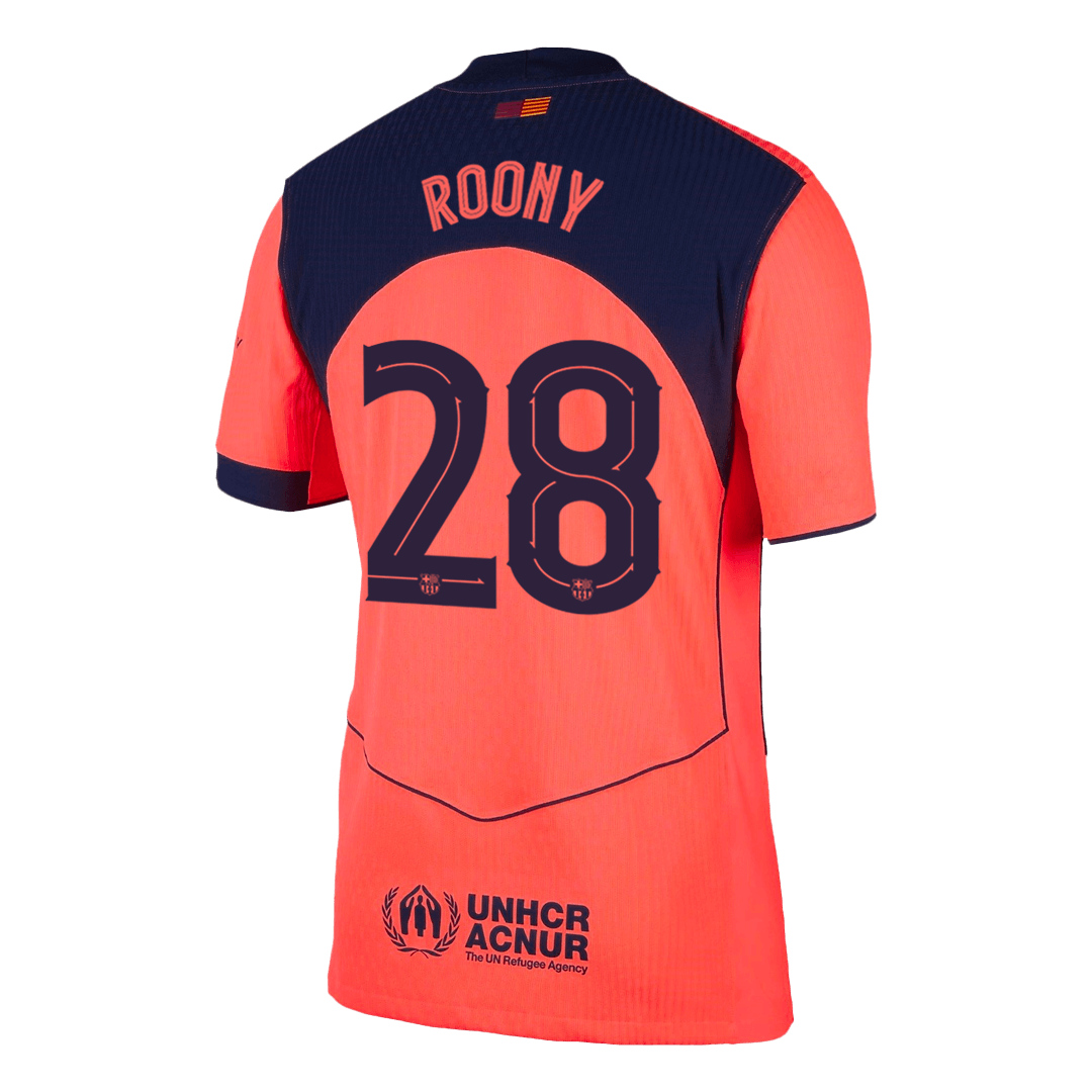 ROONY #28 Barcelona Derde Shirt 2025/26 Spelersversie
