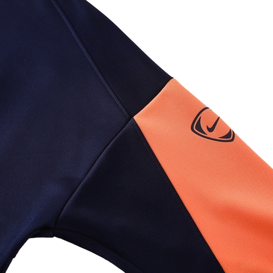 Barcelona Trainingspak 2025/26 Marineblauw Oranje