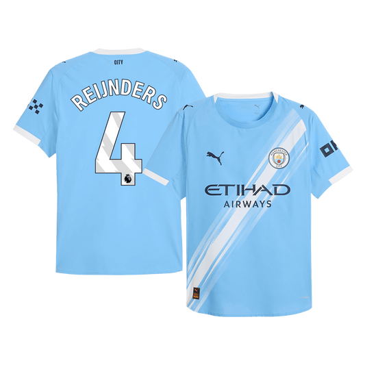 REIJNDERS #4 Manchester City Thuisshirt 2025/26 Spelersversie