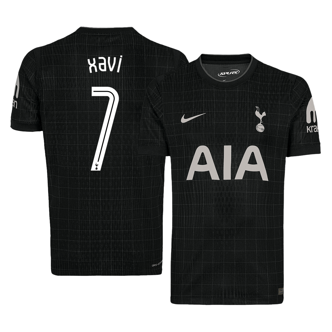 XAVI #7 Tottenham Hotspur Uitshirt 2025/26 - UCL