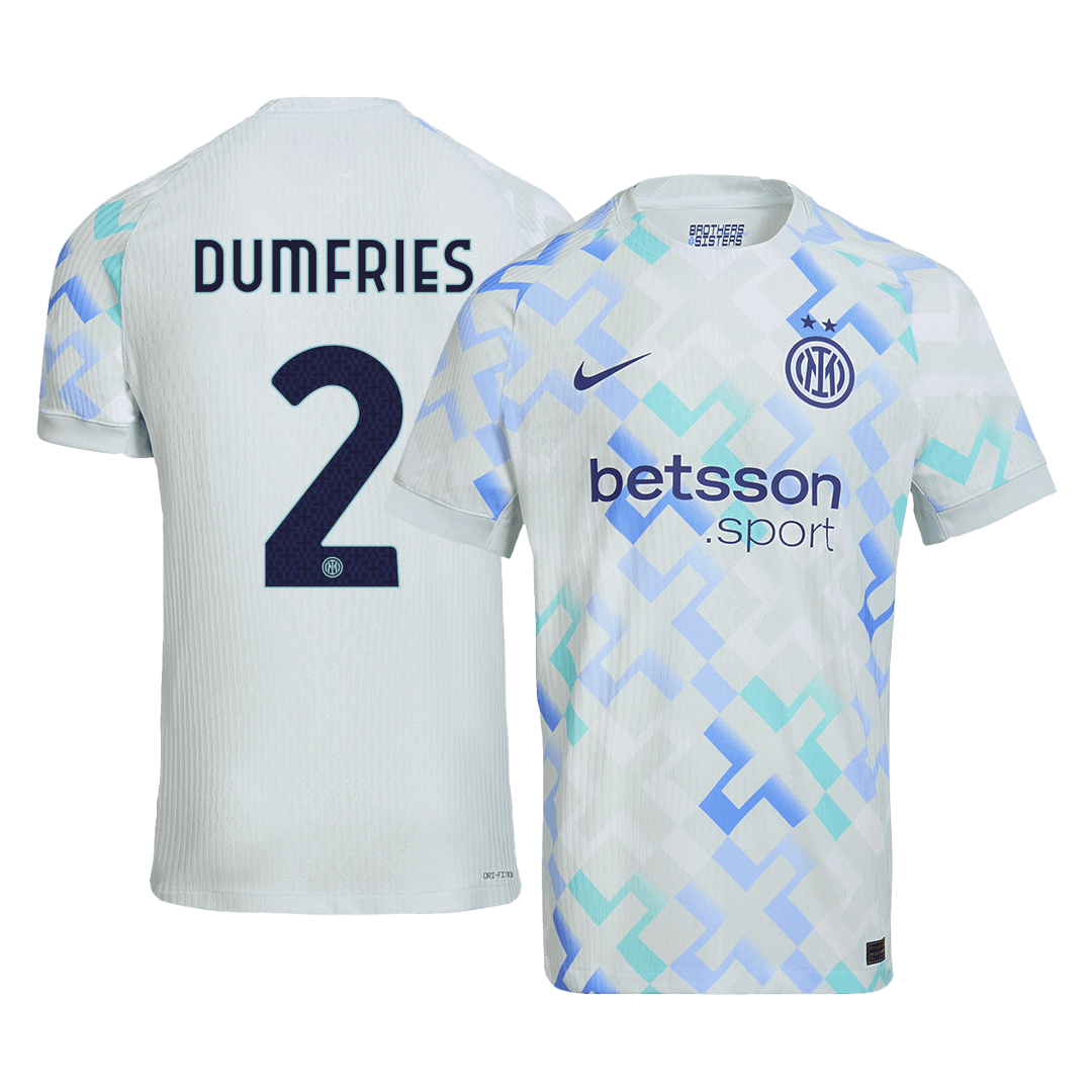 DUMFRIES #2 Inter Milan Uitshirt 2025/26 Spelersversie