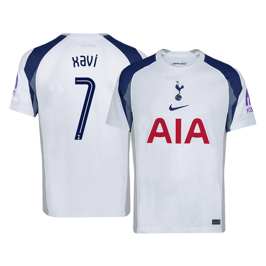 XAVI #7 Tottenham Hotspur Thuisshirt 2025/26 - UCL