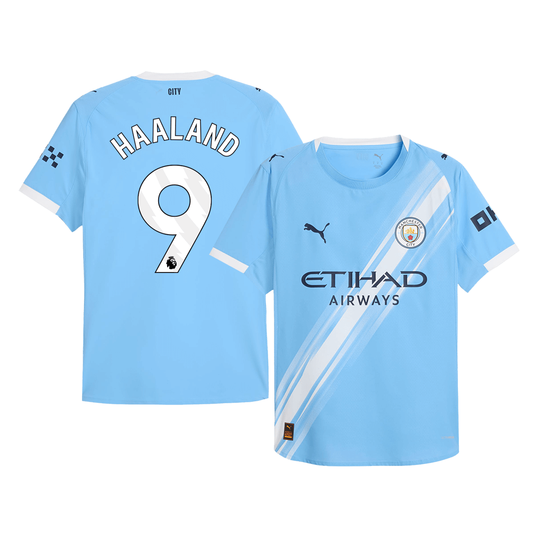 HAALAND #9 Manchester City Thuisshirt 2025/26 Spelersversie