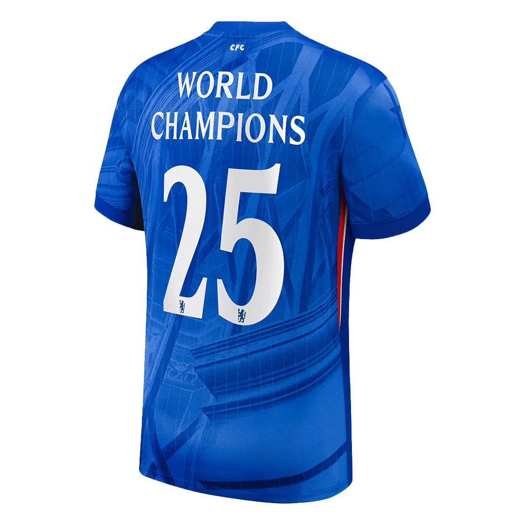 WORLD CHAMPIONS #25 Chelsea Thuisshirt 2025/26
