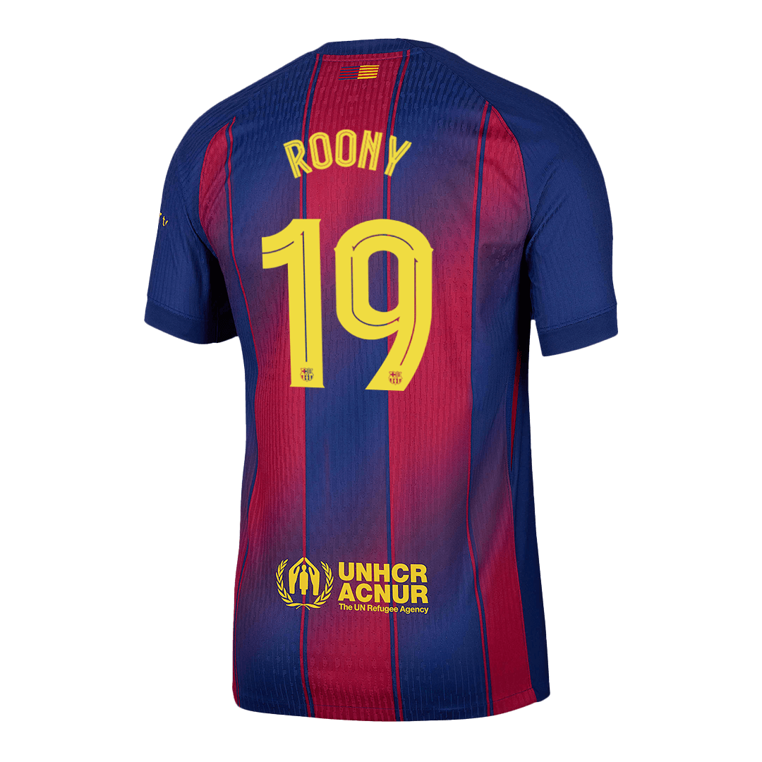 ROONY #19 Barcelona Thuisshirt 2025/26 Spelersversie - UCL