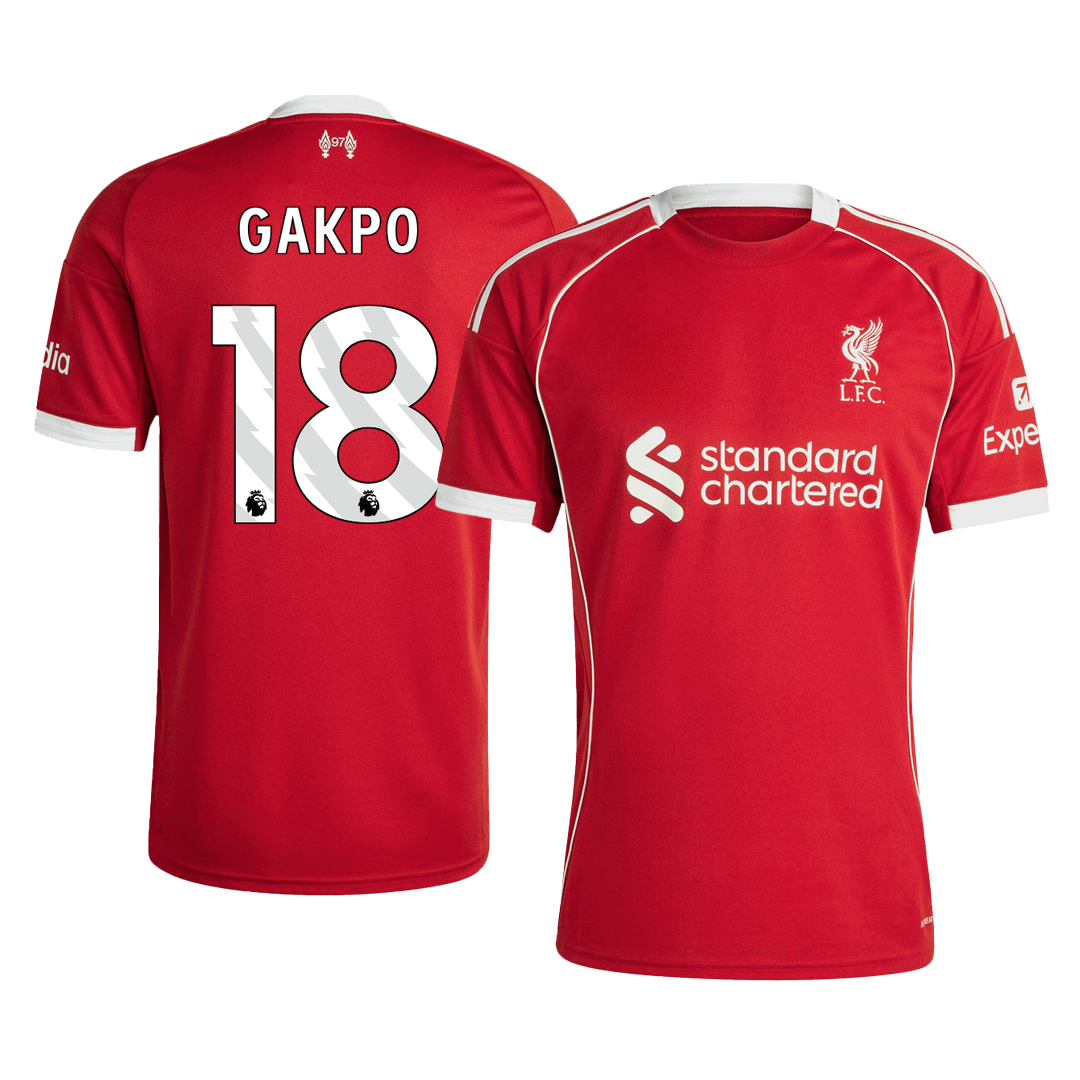 GAKPO #18 Liverpool Thuisshirt 2025/26