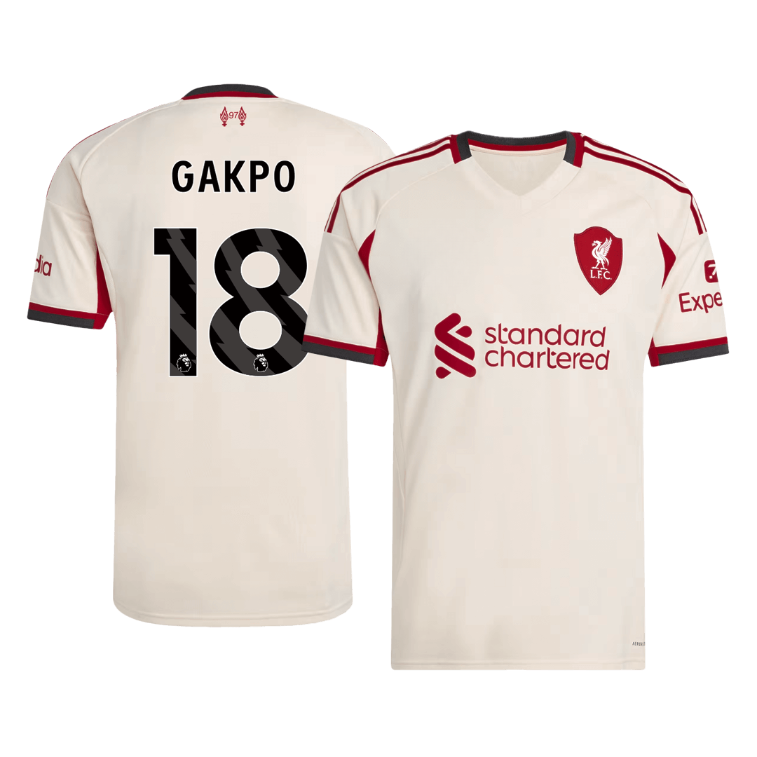 GAKPO #18 Liverpool Uitshirt 2025/26
