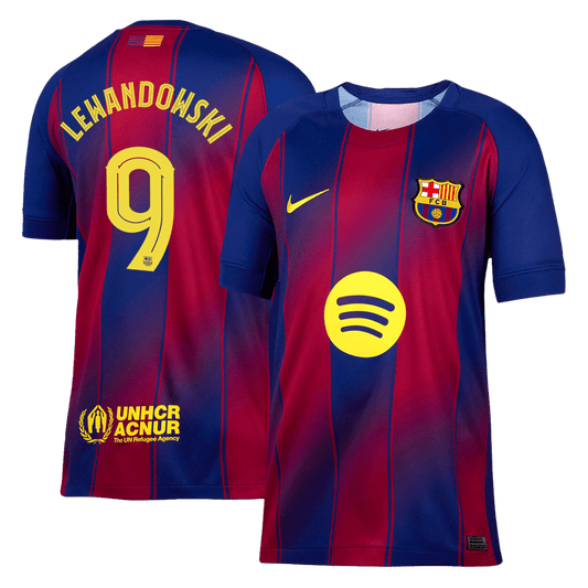 LEWANDOWSKI #9 Barcelona Thuisshirt 2025/26 - UCL